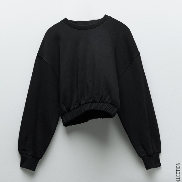 Zara Tops - ZARA BNWT Plush Sweatshirt